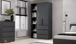 Шкаф распашной комбинированный 2-дверный Art In Head №7 Light 120 см