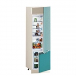 Шкаф П60.214.2Д. В.6 под встроенный холодильник Еко