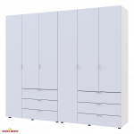 Шафа Дорос Гелар білий 6 дверна 232,5 см