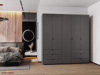 Шафа Дорос Гелар графіт 5 дверна 193,7 см