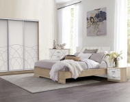 Кровать Миа с газлифтом и металическим каркасом